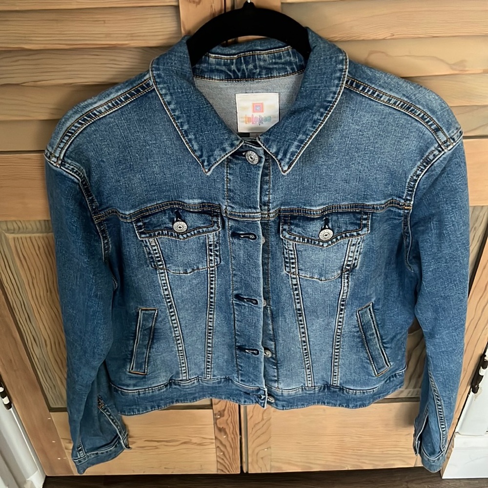 Aztec Embroidered back Jean Jacket